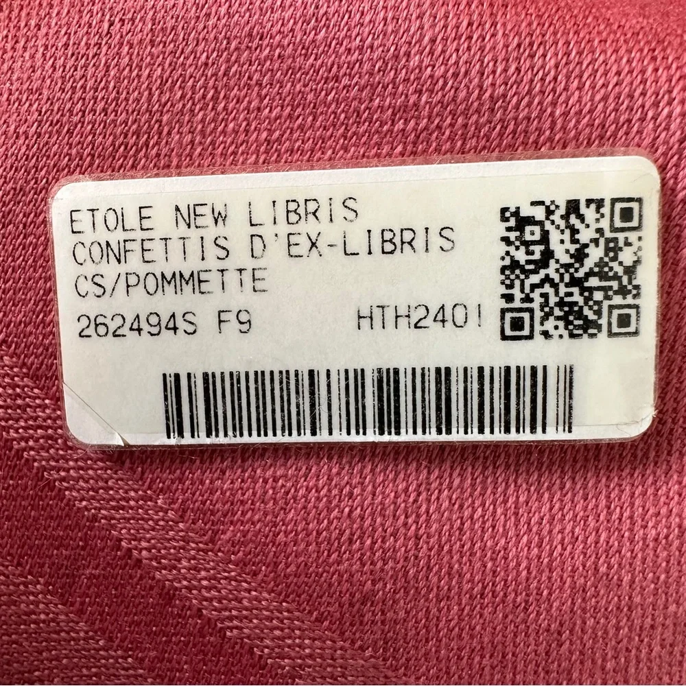 Hermes NWT scarf/ETOLE NEW LIBRIS STOLE CONFETTIS D'EX-LIBRIS CS/POMMETTE - Picture 6 of 12